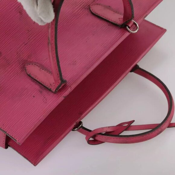 LOUIS VUITTON Epi Marley MM Hand Bag 2way Fuchsia M94615 LV Auth 107465 - Picture 6 of 16